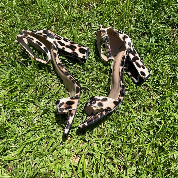 Madden Girl Leopard Print Heels - Picture 10 of 12